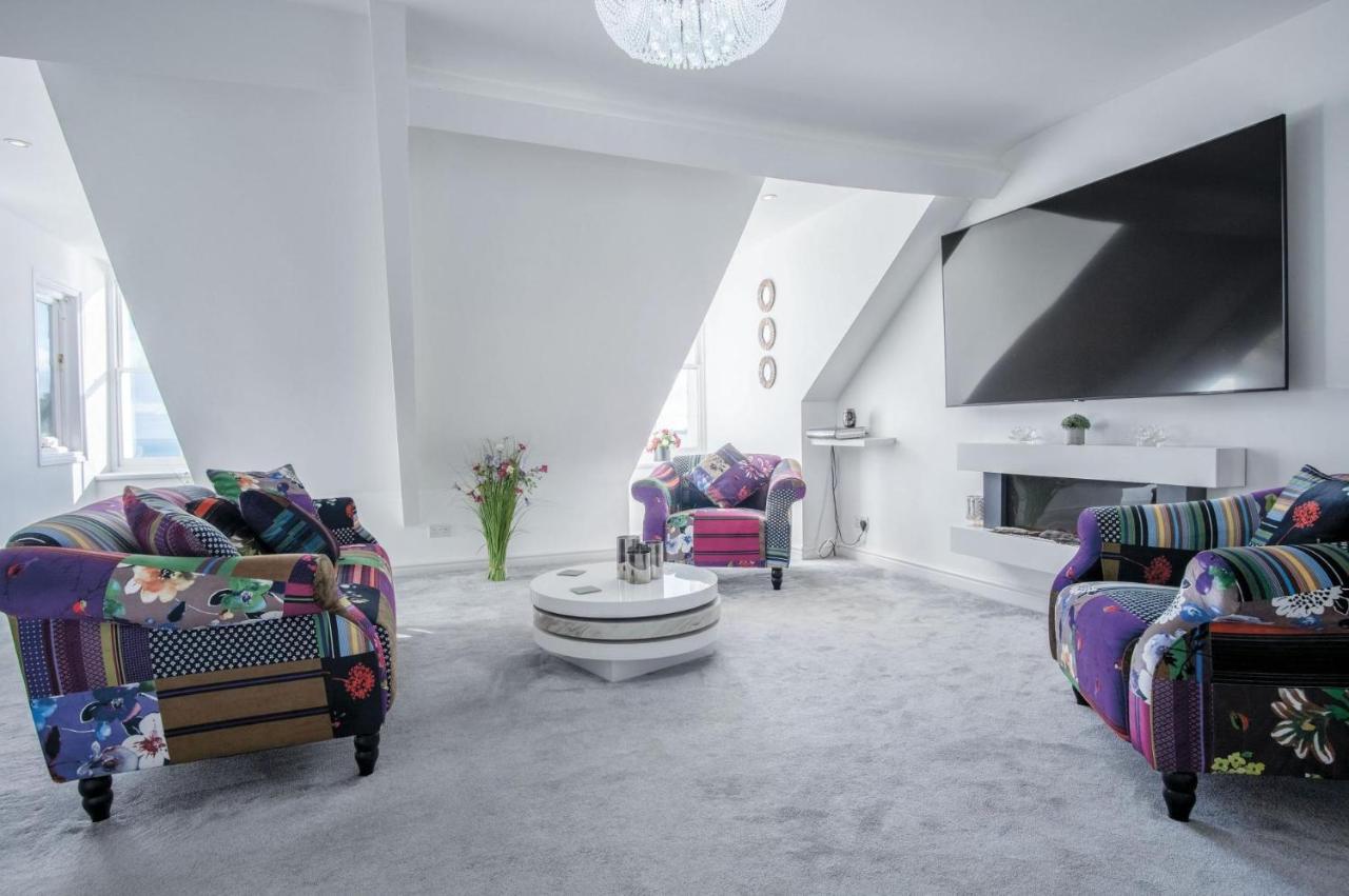 The Penthouse - Luxury 1 Bed - Panorama - Tenby Exteriér fotografie