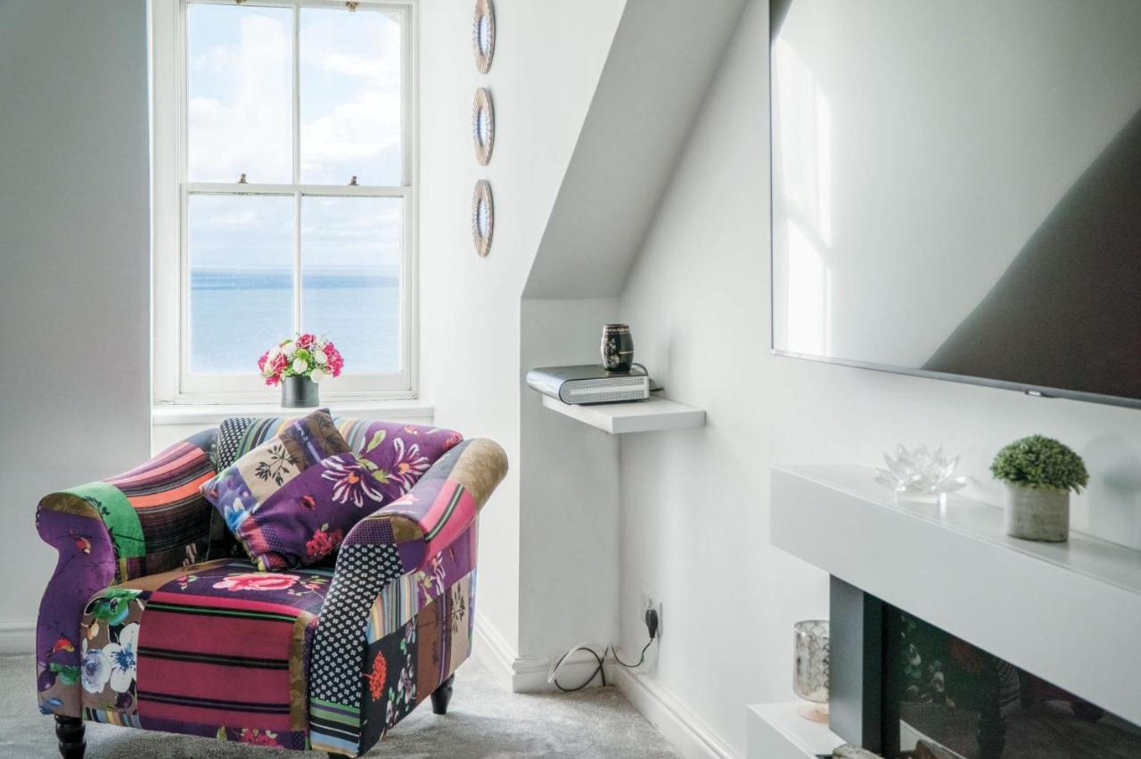 The Penthouse - Luxury 1 Bed - Panorama - Tenby Exteriér fotografie
