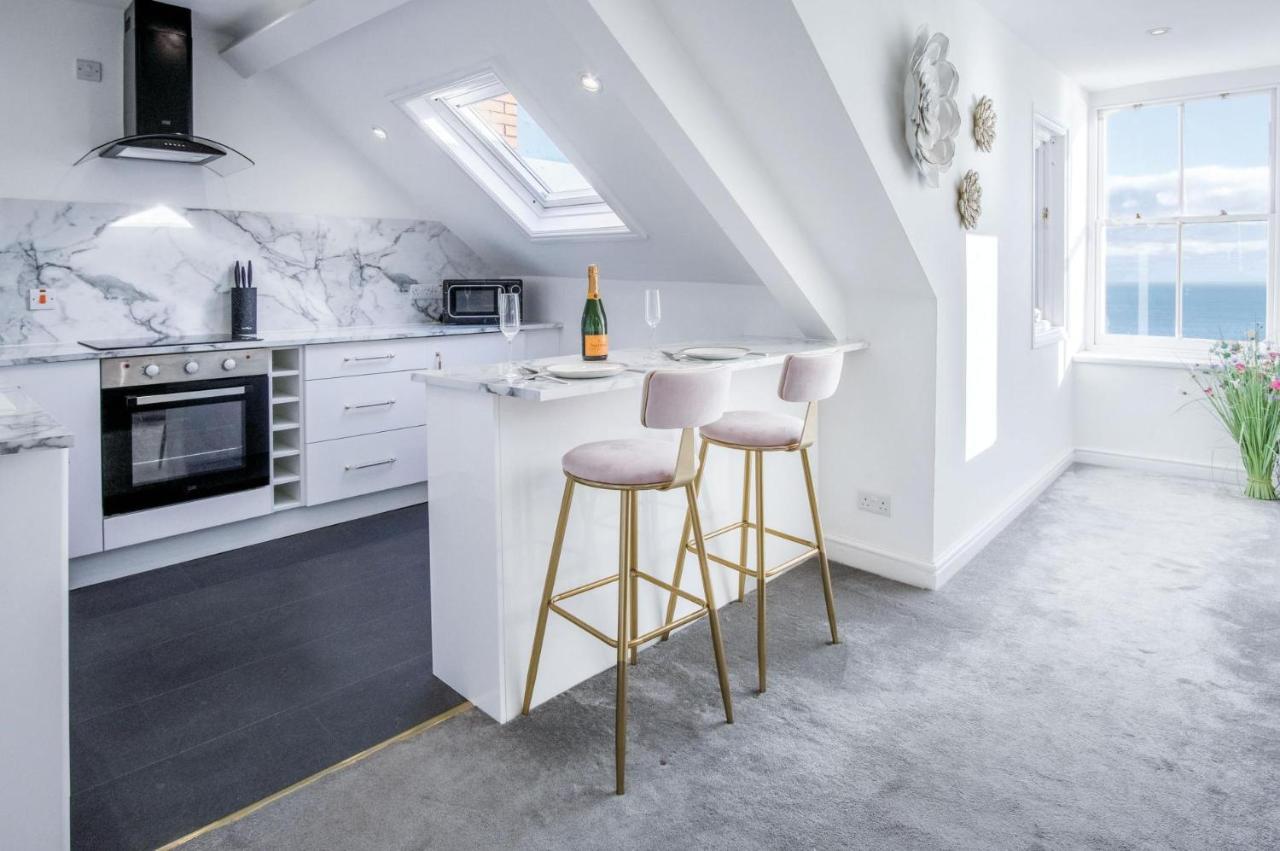 The Penthouse - Luxury 1 Bed - Panorama - Tenby Exteriér fotografie