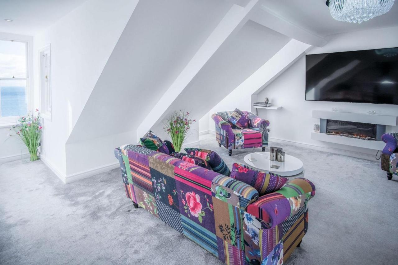 The Penthouse - Luxury 1 Bed - Panorama - Tenby Exteriér fotografie